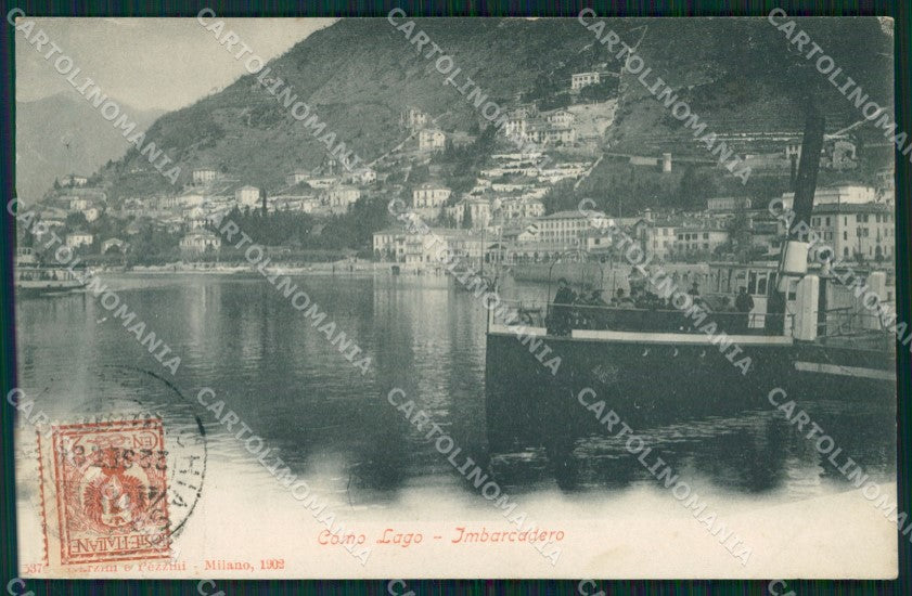 Como Città Imbarcadero Battello cartolina VK0260 – fronte