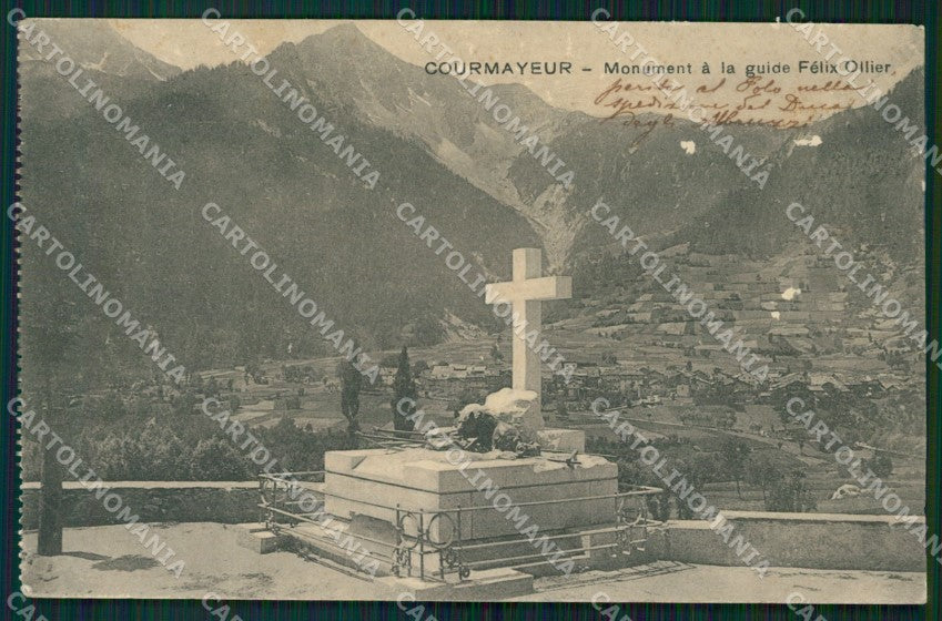 Aosta Courmayeur ABRASA cartolina VK0266 – fronte