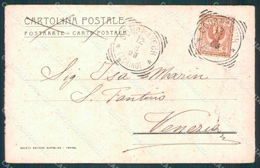 Aosta Courmayeur Dolonne cartolina VK0273 – retro