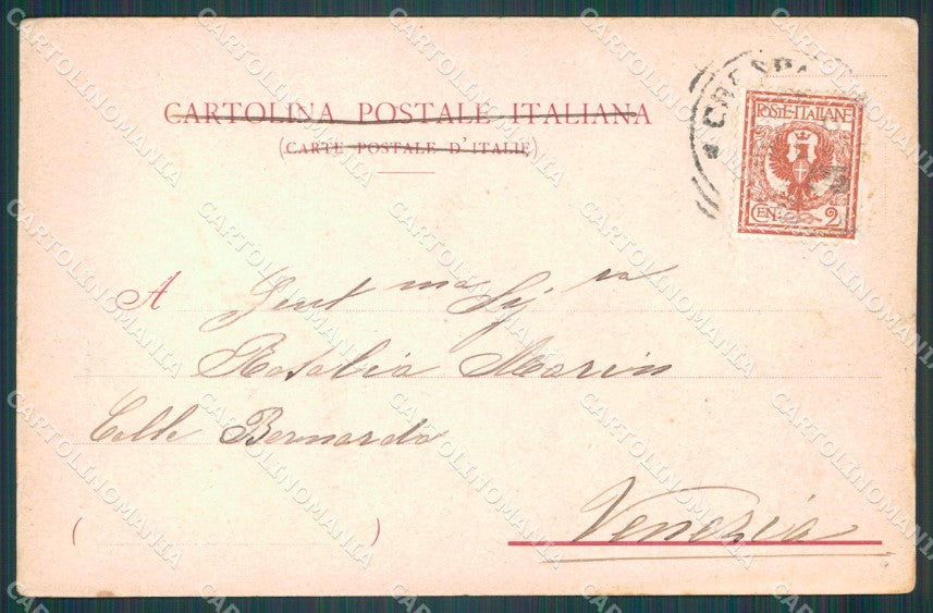 Treviso Crespano del Grappa cartolina VK0288 – retro