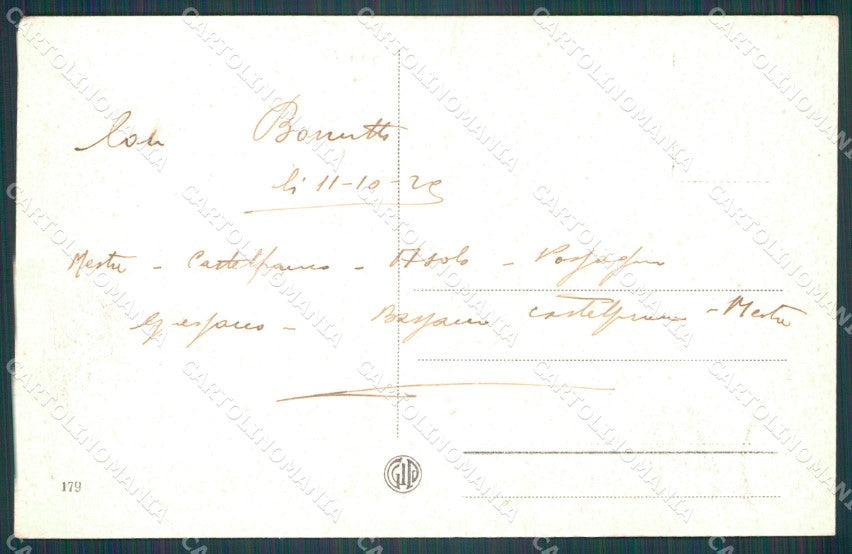Treviso Crespano del Grappa cartolina VK0296 – retro