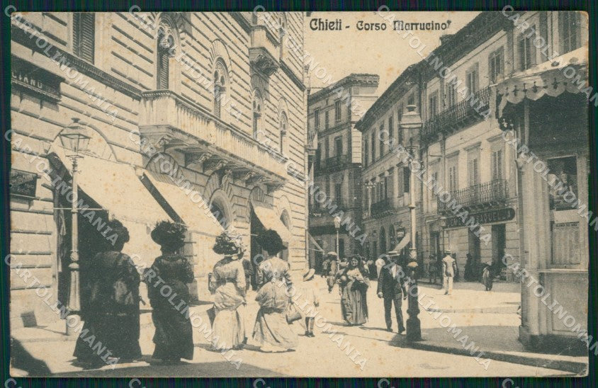 Chieti Città PIEGA cartolina VK0307 – fronte