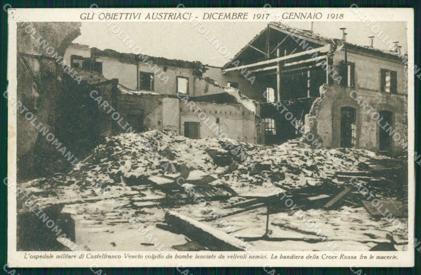 Treviso Castelfranco Veneto Rovine di Guerra cartolina VK0312 – fronte