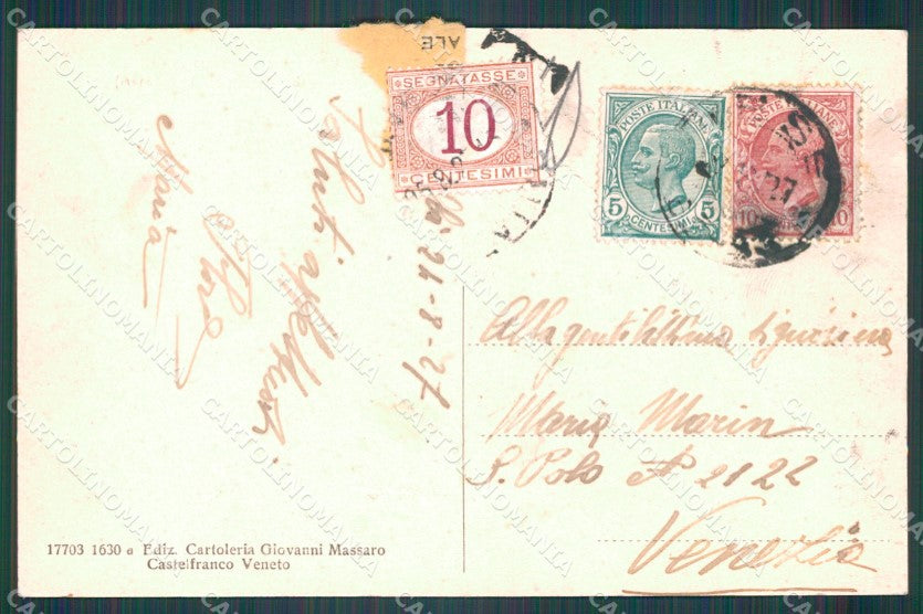 Treviso Castelfranco Veneto Villa Giorgione cartolina VK0315 – retro