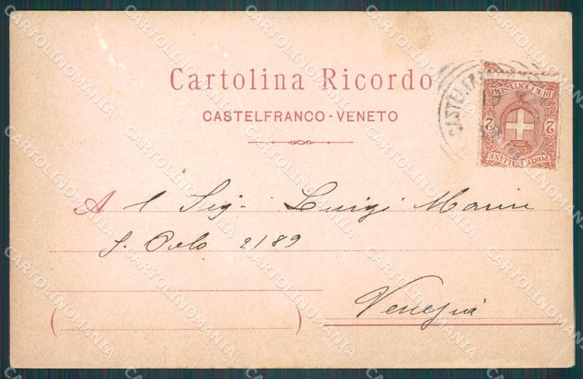 Treviso Castelfranco Veneto cartolina VK0321 – retro