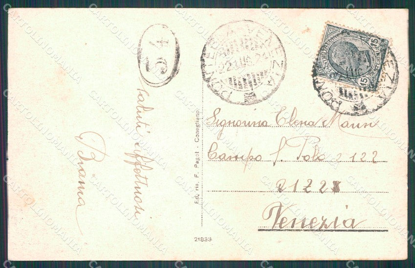 Treviso Conegliano Palazzo della Marca Trivigiana cartolina VK0330 – retro