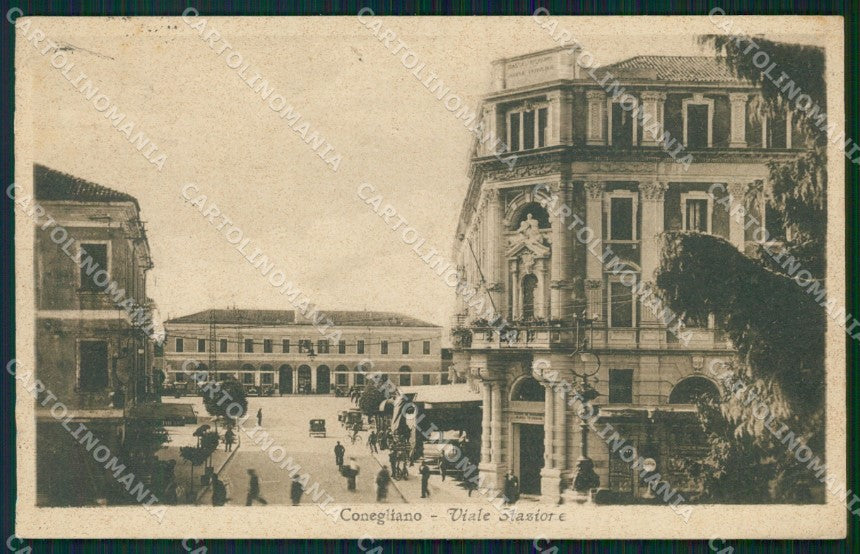 Treviso Conegliano Viale Stazione cartolina VK0337 – fronte