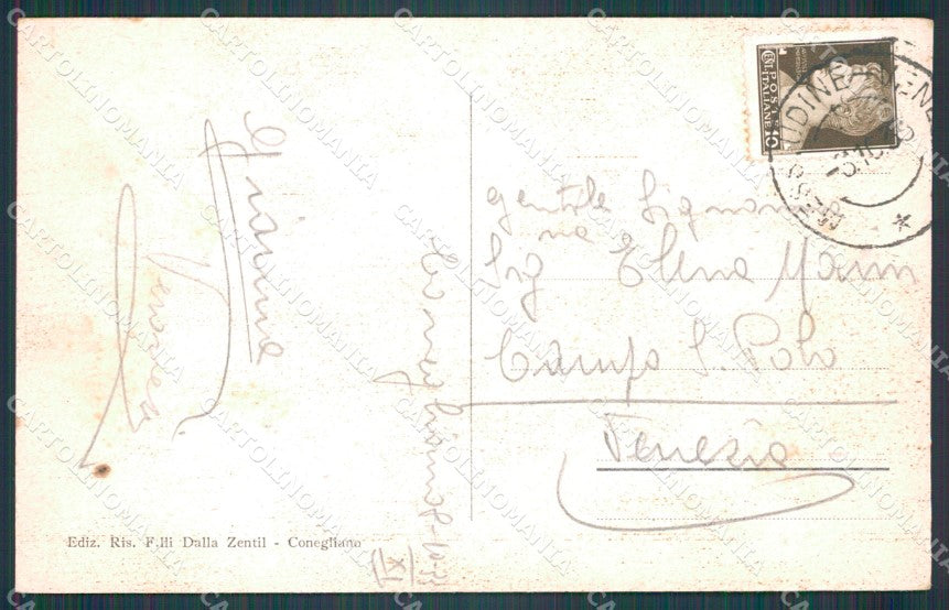 Treviso Conegliano Viale Stazione cartolina VK0337 – retro
