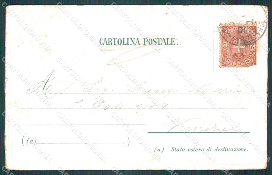 Treviso Conegliano Treno cartolina VK0350 – retro