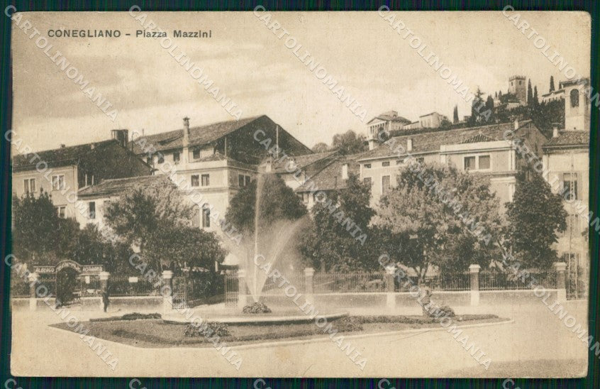 Treviso Conegliano Fontana cartolina VK0357 – fronte