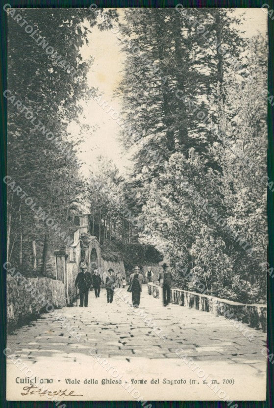 Pistoia Cutigliano Fonte del Sagrato cartolina VK0367 – fronte