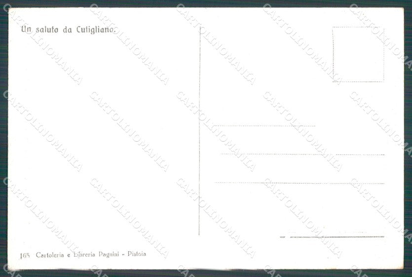 Pistoia Cutigliano Fonte del Sagrato cartolina VK0367 – retro