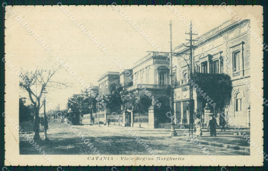 Catania Città PIEGATA cartolina VK0369 – fronte