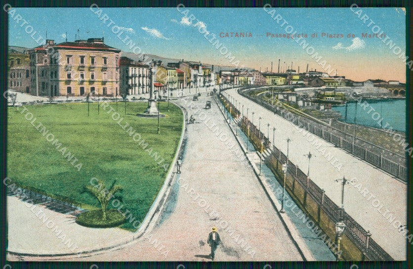 Catania Città PIEGHINE cartolina VK0375 – fronte