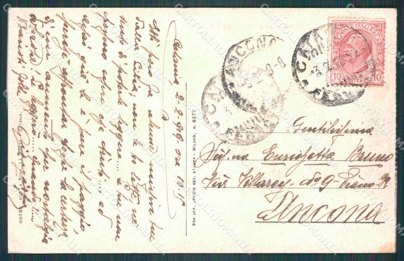 Catania Città Etna cartolina VK0384 – retro