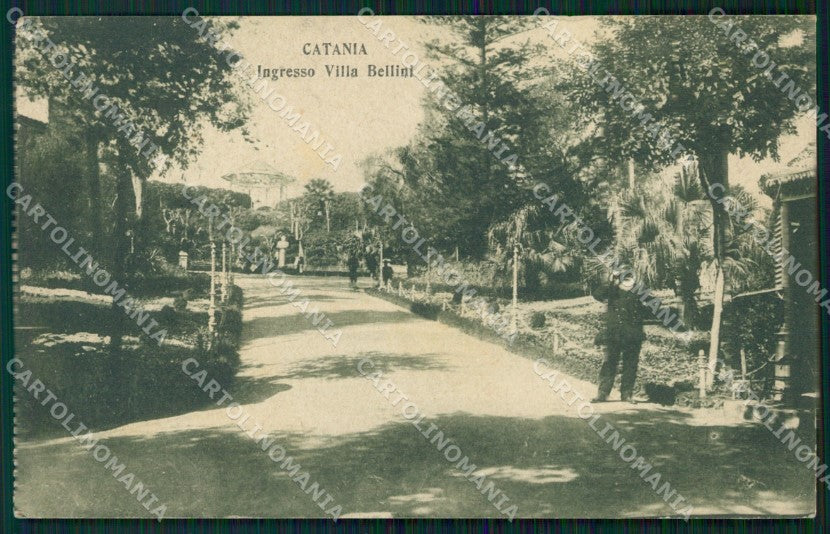 Catania Città Villa Bellini cartolina VK0386 – fronte