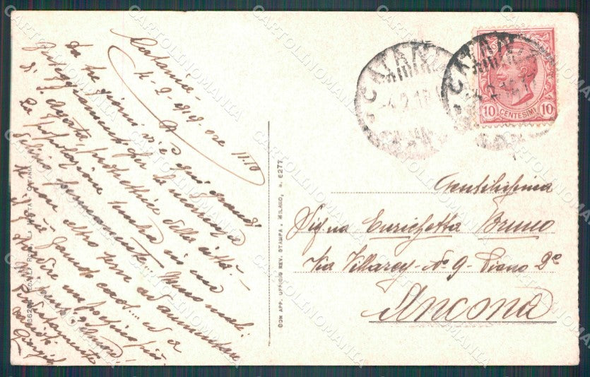 Catania Città Villa Bellini cartolina VK0386 – retro
