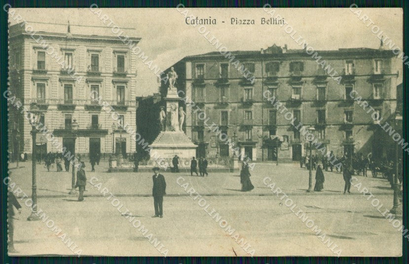 Catania Città Piazza Bellini cartolina VK0387 – fronte