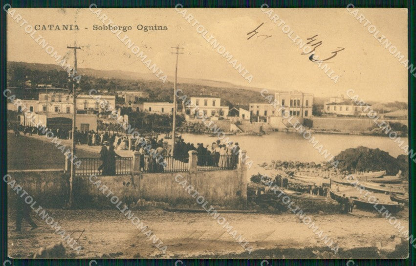 Catania Città Ognina cartolina VK0395 – fronte