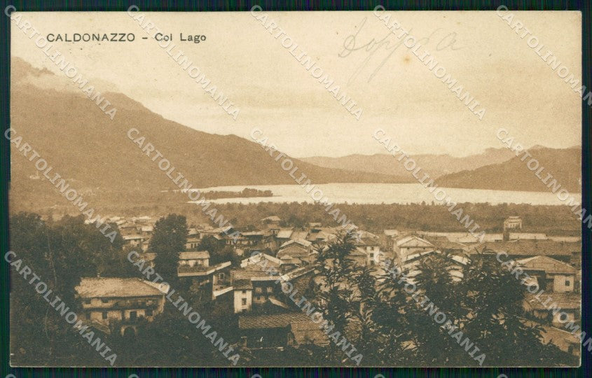 Trento Caldonazzo Lago di cartolina VK0413 – fronte