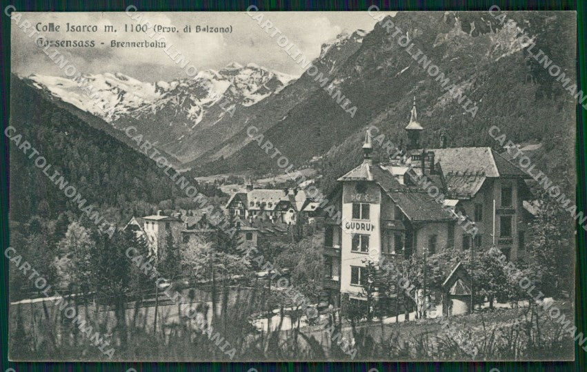 Bolzano Brennero Colle Isarco PIEGA cartolina VK0430 – fronte