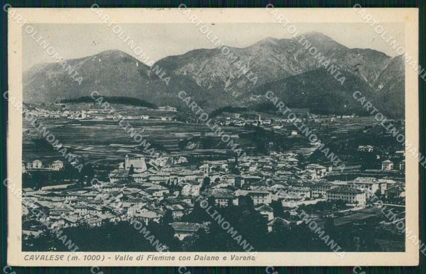 Trento Cavalese Daiano Varena cartolina VK0435 – fronte