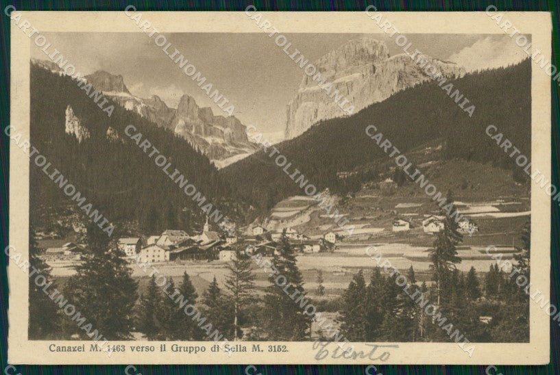 Trento Canazei Gruppo Sella cartolina VK0437 – fronte
