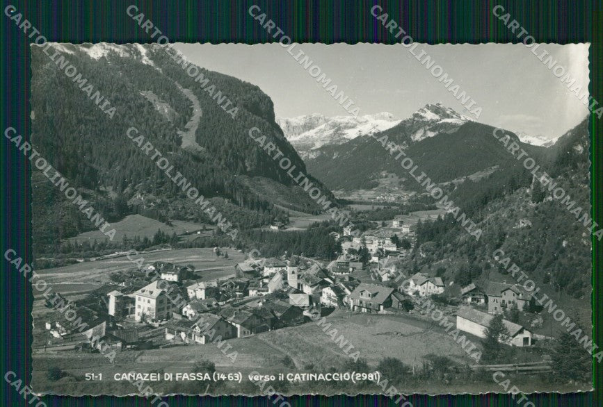 Trento Canazei di Fassa Catinaccio PIEGHINA Foto cartolina VK0438 – fronte