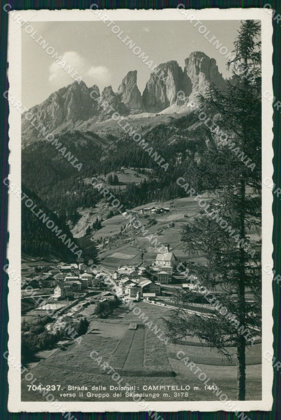 Trento Campitello di Fassa Foto cartolina VK0442 – fronte