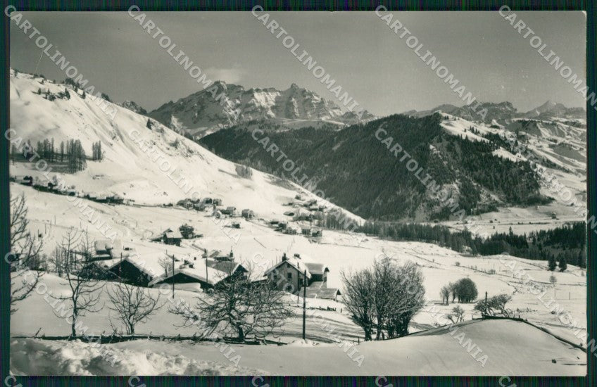 Bolzano Corvara Colfosco Nevicata PIEGHINA Foto cartolina VK0443 – fronte