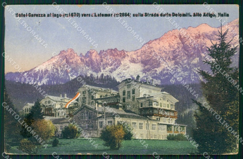 Bolzano Nova Levante Carezza al Lago cartolina VK0448 – fronte