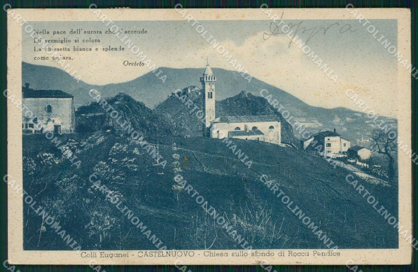 Padova Castelnuovo Colli Euganei cartolina VK0454 – fronte