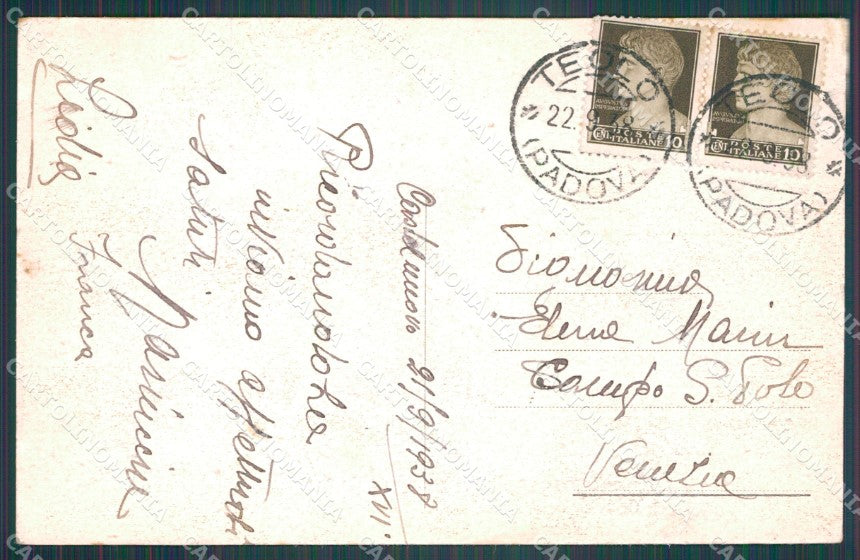Padova Castelnuovo Colli Euganei cartolina VK0454 – retro