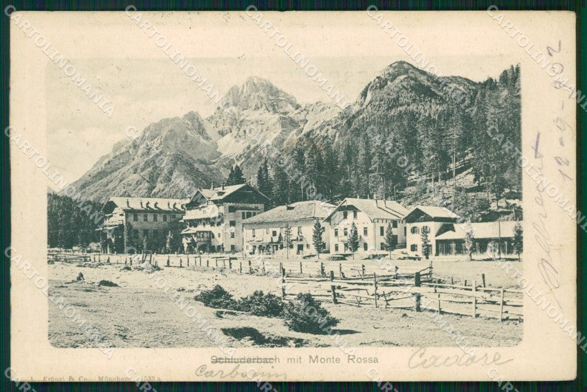 Bolzano Dobbiaco Carbonin cartolina VK0480 – fronte