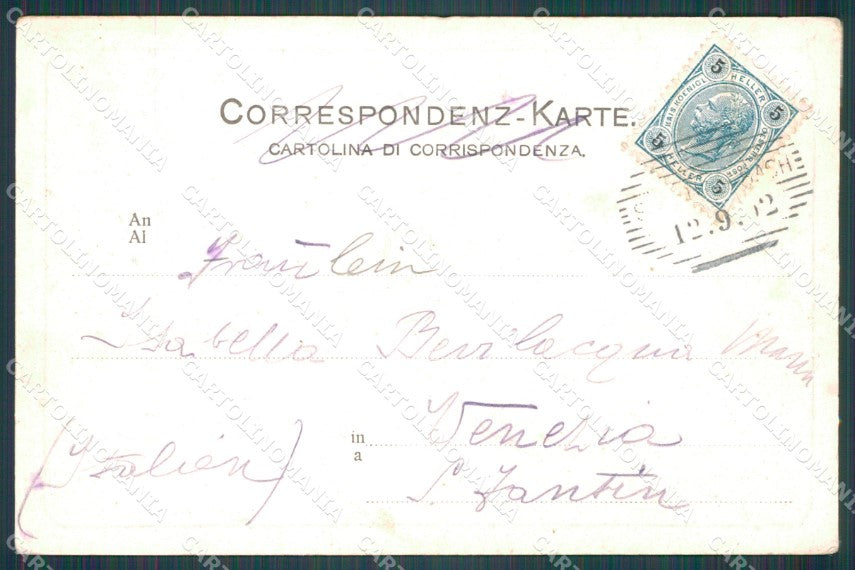 Bolzano Dobbiaco Carbonin cartolina VK0480 – retro