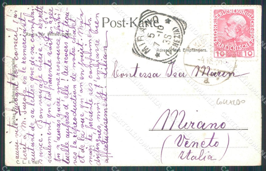 Bolzano Renon Collalbo Mappa cartolina VK0488 – retro