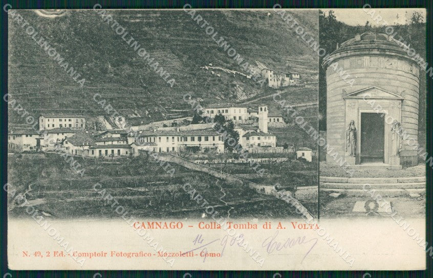 Novara Lesa Comnago Volta cartolina VK0493 – fronte