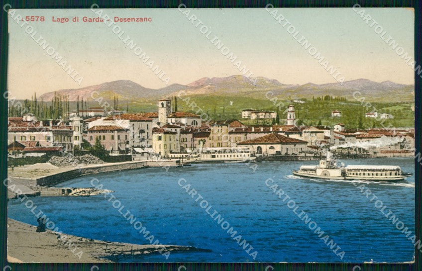 Brescia Desenzano Lago di Garda Battello cartolina VK0508 – fronte