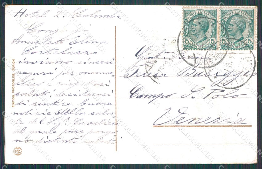 Brescia Desenzano Lago di Garda Battello cartolina VK0508 – retro