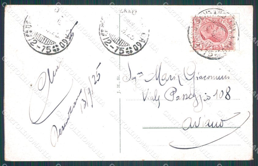 Brescia Desenzano Lago di Garda Battello PIEGHINA cartolina VK0510 – retro