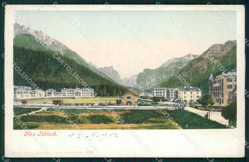 Bolzano Dobbiaco Neu Toblach Stazione cartolina VK0511 – fronte