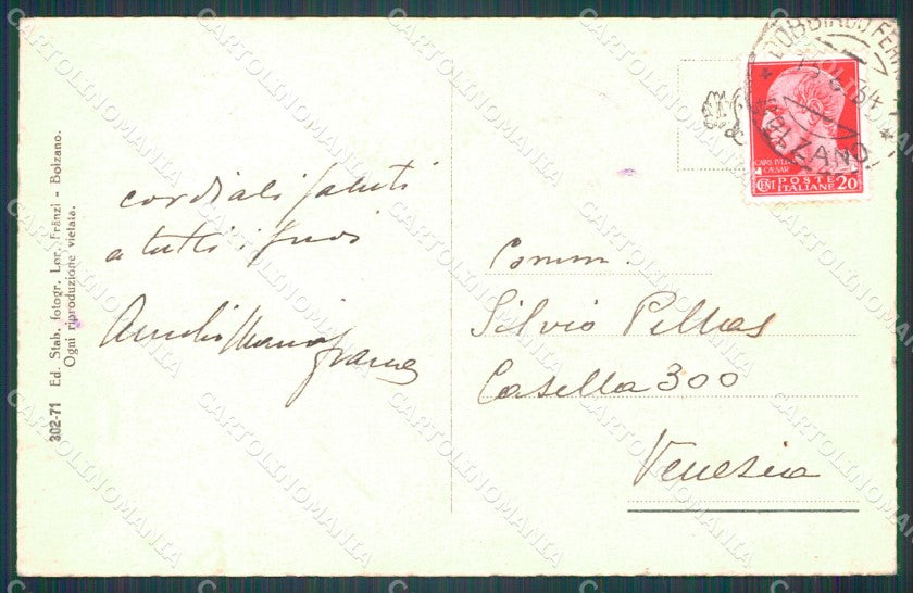 Bolzano Dobbiaco cartolina VK0517 – retro