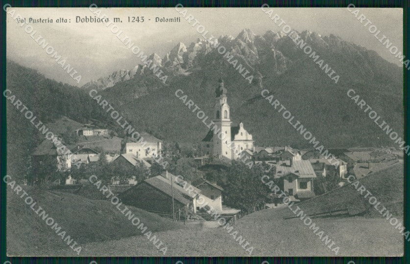 Bolzano Dobbiaco cartolina VK0518 – fronte