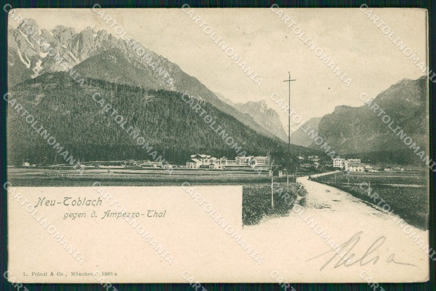 Bolzano Dobbiaco Neu Toblach cartolina VK0521 – fronte