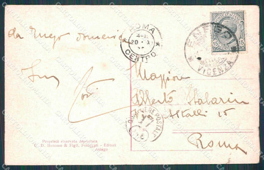 Vicenza Enego PIEGHINE STRAPPINO cartolina VK0530 – retro