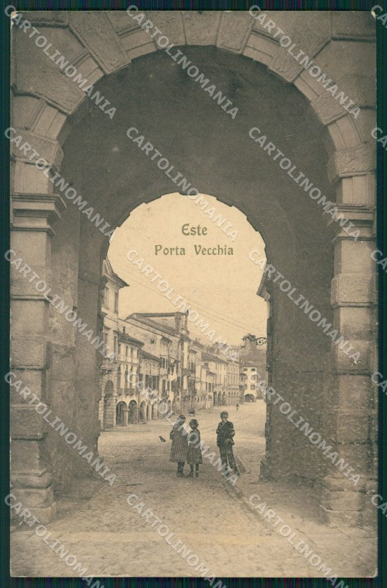 Padova Este Porta Vecchia PIEGA cartolina VK0548 – fronte