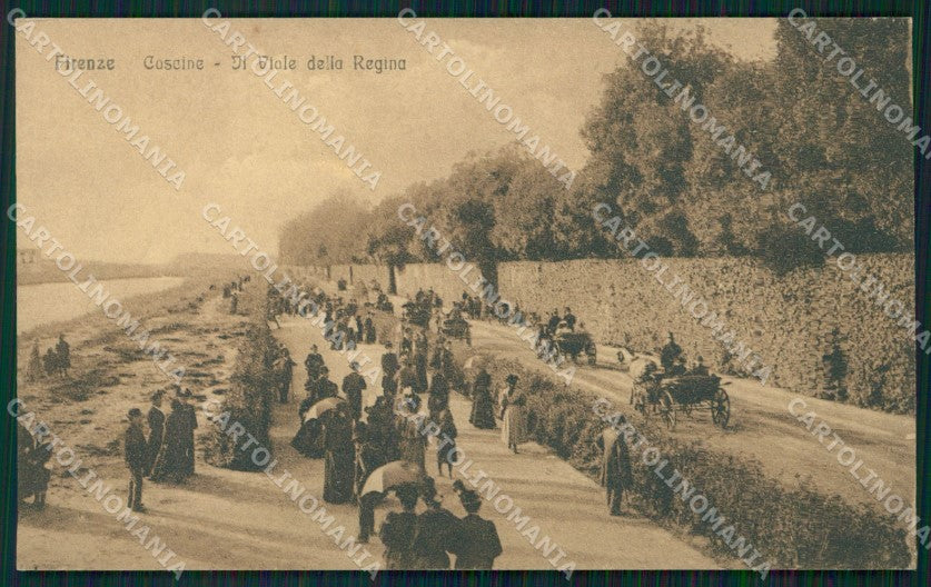 Firenze Città Cascine Viale della Regina cartolina VK0557 – fronte