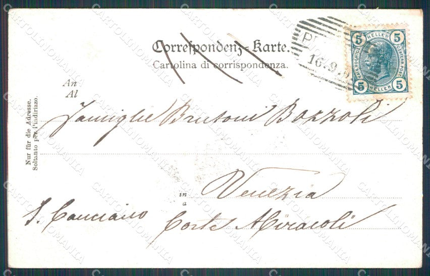 Trento Fiera di Primiero Rosetta cartolina VK0570 – retro