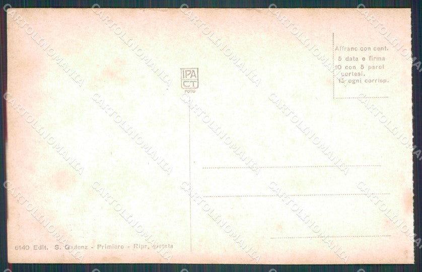 Trento Fiera di Primiero cartolina VK0576 – retro