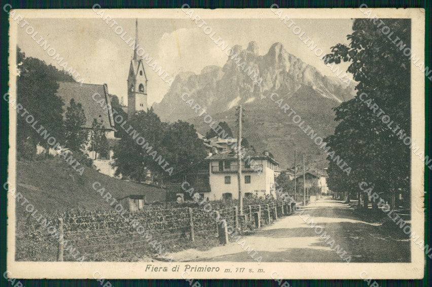 Trento Fiera di Primiero ABRASA cartolina VK0578 – fronte